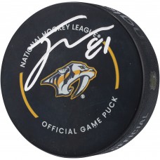 Jonathan Marchessault Nashville Predators Autographed Fanatics Authentic Official Game Puck