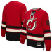 Женская свитшот New Jersey Devils Mitchell & Ness Red Heritage Lace-Up Pullover Женская свитшот New Jersey Devils Mitchell & Ness Red Heritage Lace-Up Pullover