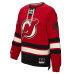 Женская свитшот New Jersey Devils Mitchell & Ness Red Heritage Lace-Up Pullover