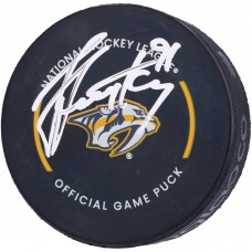 Steven Stamkos Nashville Predators Autographed Fanatics Authentic Official Game Puck