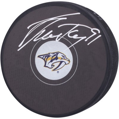 Steven Stamkos Nashville Predators Autographed Fanatics Authentic Hockey Puck