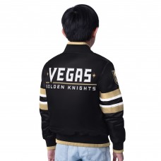 Куртка на кнопках Подростковая Vegas Golden Knights Starter Black Scout Varsity