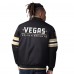 Vegas Golden Knights Starter Black Scout I Full-Snap Varsity Jacket