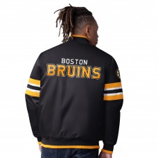Куртка на кнопках Boston Bruins Starter Black Scout I Varsity