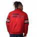 New Jersey Devils Starter Red Scout I Full-Snap Varsity Jacket