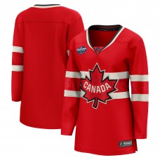 Женская джерси Canada Fanatics Womens 2025 4 Nations Face-Off Breakaway - Red Женская джерси Canada Fanatics Womens 2025 4 Nations Face-Off Breakaway - Red