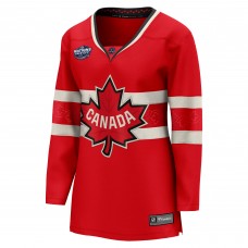 Женская джерси Canada Fanatics Womens 2025 4 Nations Face-Off Breakaway - Red Женская джерси Canada Fanatics Womens 2025 4 Nations Face-Off Breakaway - Red