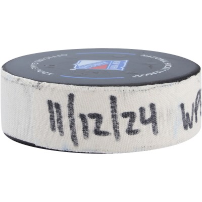Шайба Mark Scheifele Winnipeg Jets Fanatics Authentic Game-Used Goal from November 12, 2024 vs. New York Rangers - Second of Two Goals Scored
