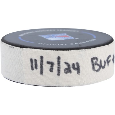 Шайба Tage Thompson Buffalo Sabres Fanatics Authentic Game-Used Goal from November 7, 2024 vs. New York Rangers