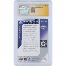 Mark Scheifele Winnipeg Jets Autographed 2021-22 Upper Deck SP Game Used Banner Year Western Conference 2 Color Relic #BYW-SC CGC Fanatics Witnessed Authenticated Auto 10 Card