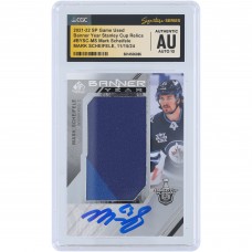 Mark Scheifele Winnipeg Jets Autographed 2021-22 Upper Deck SP Game Used Banner Year Stanley Cup 2 Color Relic #BYSC-MS CGC Fanatics Witnessed Authenticated Auto 10 Card
