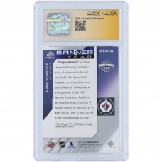 Mark Scheifele Winnipeg Jets Autographed 2021-22 Upper Deck SP Game Used Banner Year Western Conference Blue Relic #BYW-SC CGC Fanatics Witnessed Authenticated Auto 10 Card