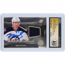 Mark Scheifele Winnipeg Jets Autographed 2011-12 Upper Deck SPx Rookie Materials Navy Relic #RM-MS CGC Fanatics Witnessed Authenticated Auto 10 Rookie Card