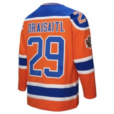 Игровая джерси Edmonton Oilers Leon Draisaitl Mitchell & Ness Orange Power Play