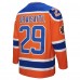 Игровая джерси Edmonton Oilers Leon Draisaitl Mitchell & Ness Orange Power Play