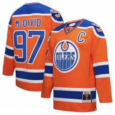 Игровая джерси Edmonton Oilers Connor McDavid Mitchell & Ness Orange Power Play