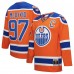 Игровая джерси Edmonton Oilers Connor McDavid Mitchell & Ness Orange Power Play