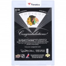 Stan Mikita & Tony Esposito Chicago Blackhawks Autographed 2007-08 Upper Deck The Cup Cup Enshrinements Dual Autograph #E2-EM #/25 Card
