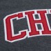 Кофта Chicago Blackhawks Mitchell & Ness Heather Charcoal Playoff Win Fleece