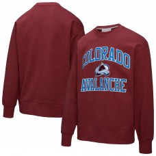 Кофта Colorado Avalanche Mitchell & Ness Burgundy Playoff Win Fleece