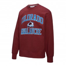 Кофта Colorado Avalanche Mitchell & Ness Burgundy Playoff Win Fleece