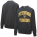 Кофта Pittsburgh Penguins Mitchell & Ness Heather Charcoal Playoff Win Fleece