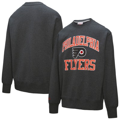 Кофта Philadelphia Flyers Mitchell & Ness Charcoal Playoff Win Fleece
