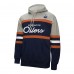 Толстовка Edmonton Oilers Mitchell & Ness Navy/Gray Head Coach
