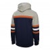 Толстовка Edmonton Oilers Mitchell & Ness Navy/Gray Head Coach