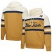 Columbus Blue Jackets Mitchell & Ness Gold/Cream Head Coach Pullover Hoodie