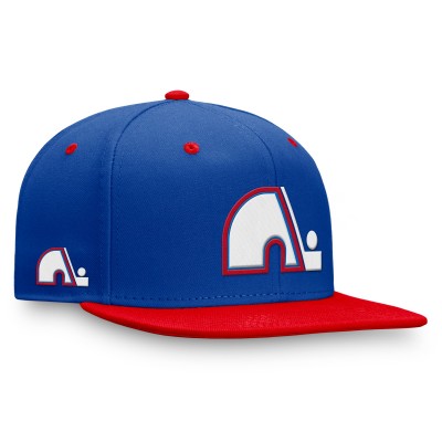 Бейсболка Quebec Nordiques Fanatics Blue/Red Heritage Retro