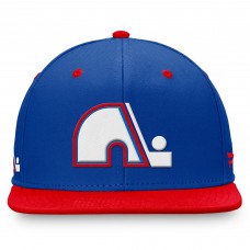 Бейсболка Quebec Nordiques Fanatics Blue/Red Heritage Retro