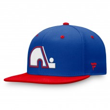 Бейсболка Quebec Nordiques Fanatics Blue/Red Heritage Retro