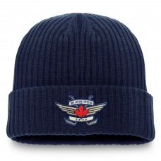 Шапка Winnipeg Jets Fanatics Navy Component Cuffed Knit