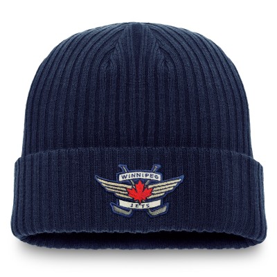 Шапка Winnipeg Jets Fanatics Navy Component Cuffed Knit