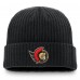 Ottawa Senators Fanatics Black Component Cuffed Knit Hat Ottawa Senators Fanatics Black Component Cuffed Knit Hat