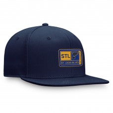 St. Louis Blues Fanatics Navy Authentic Pro Training Camp Snapback Hat