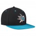 Бейсболка San Jose Sharks Fanatics Black/Teal NHL Draft Authentic Pro