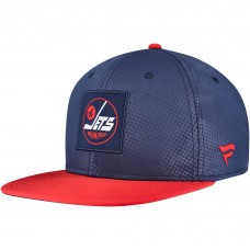 Бейсболка Winnipeg Jets Fanatics Navy/Red Authentic Pro Rink