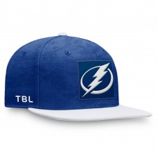 Tampa Bay Lightning Fanatics Blue/White Authentic Pro Rink Snapback Hat