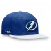 Tampa Bay Lightning Fanatics Blue/White Authentic Pro Rink Snapback Hat