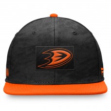 Бейсболка Anaheim Ducks Fanatics Black/Orange Authentic Pro Rink
