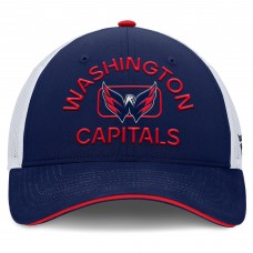 Бейсболка Washington Capitals Fanatics Navy/White Authentic Pro Rink
