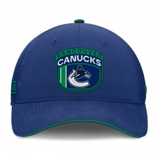 Бейсболка Vancouver Canucks Fanatics Blue Authentic Pro Home Ice Trucker