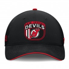 Бейсболка New Jersey Devils Fanatics Black Authentic Pro Home Ice Trucker