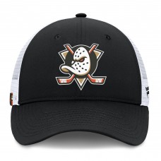 Бейсболка Anaheim Ducks Fanatics Black/White Rink 9