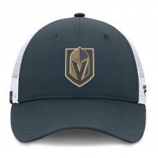 Бейсболка Vegas Golden Knights Fanatics Charcoal/White Authentic Pro Rink
