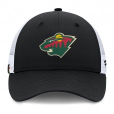 Бейсболка Minnesota Wild Fanatics Black/White Authentic Pro Rink