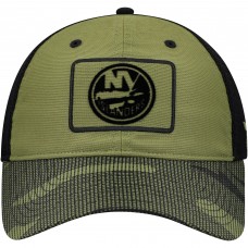Бейсболка New York Islanders Fanatics Olive Military Appreciation Trucker Бейсболка New York Islanders Fanatics Olive Military Appreciation Trucker