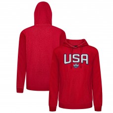 Толстовка USA Levelwear 2025 4 Nations Face-Off Pulsar - Red